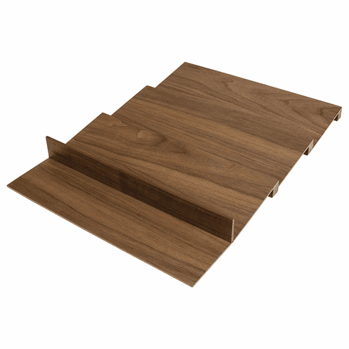 Hafele Stepped Spice Holder, Fineline™, Walnut, 18", Item# 556.87.671, 55687671, 556-87-671