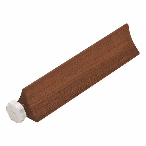 Hafele Triangle Post, for Fineline™ Base Plate, walnut, Item# 556.87.692, 55687692, 556-87-692