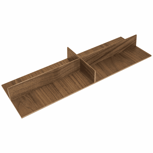 Hafele Cross Divider, Fineline™, Walnut, Item# 556.87.699, 55687699, 556-87-699