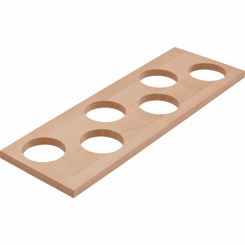 Hafele Container Holder Insert, for Fineline™ Cutlery Tray, L x W: 424 mm (16 11/16") x 138 mm (5 7/16"), Birch, Item# 556.87.960, 55687960, 556-87-960