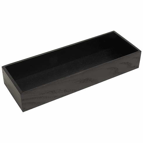 Hafele Cutlery Box 1, Fineline™ Move, 105.5 x 300 x 49 mm, Black Ash, Item# 556.88.320, 55688320, 556-88-320