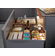 Hafele Kitchen Storage Box 2, Fineline™ Move, 211.5 x 211.5 x 120 mm, Walnut, Item# 556.88.731, 55688731, 556-88-731