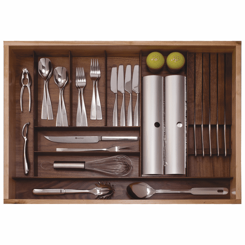 Hafele Roll Holder Insert, for Fineline™ Cutlery Tray, Black ash, Item# 556.91.150, 55691150, 556-91-150