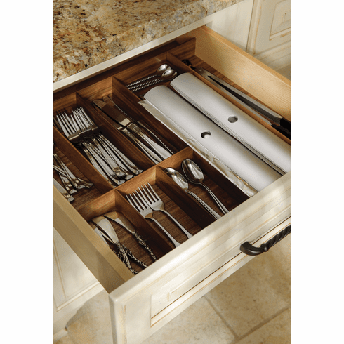 Hafele Stepped Container Holder Insert, for Fineline™ Cutlery Tray, Black ash, Item# 556.91.180, 55691180, 556-91-180