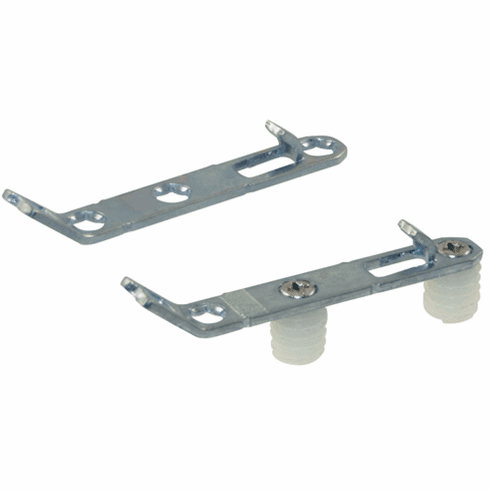 Hafele Front Brackets, for Nova Pro Drawers, 90, 186 and 250 mm, Grass, With Dowels; Model 21854-42, Item# 557.99.911, 55799911, 557-99-911