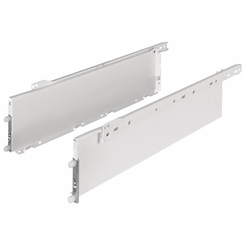 Hafele Single-Wall Metal Drawer System, Grass Zargen 6136 (Side Height: 4 5/8"), (13 3/4") 350 mm length, model 22906-03, Item# 558.21.835, 55821835, 558-21-835