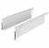 Hafele Single-Wall Metal Drawer System, Grass Zargen 6136 (Side Height: 4 5/8"), (15 3/4") 400 mm length, model 22907-03, Item# 558.21.840, 55821840, 558-21-840