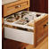 Hafele Single-Wall Metal Drawer System, Grass Zargen 6236 (Side Height: 5 7/8"), (13 3/4") 350 mm length, model 22908-03, Item# 558.23.835, 55823835, 558-23-835