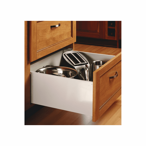 Hafele Single-Wall Metal Drawer System, Grass Zargen 6436 (Side Height: 8 3/8"), Grass, (21 5/8") 550 mm length, model 22711-12 (BULK pack), Item# 558.24.856, 55824856, 558-24-856