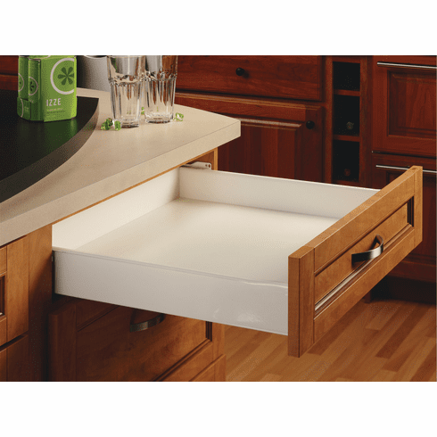 Hafele Single-Wall Metal Drawer System, Grass Zargen 6036 (Side Height: 3 3/8"), (21 5/8") 550 mm length, bulk, model 11901-15, Item# 558.27.756, 55827756, 558-27-756