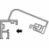 Hafele Handle, for Aluminum Glass Frame Profile, Stainless steel look, Item# 563.25.095, 56325095, 563-25-095