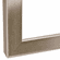 Hafele Aluminum Frame Profile, 26 x 14 mm, with Reduced Frame, Glass Thickness 4 mm, Stainless steel look, Item# 563.26.022, 56326022, 563-26-022