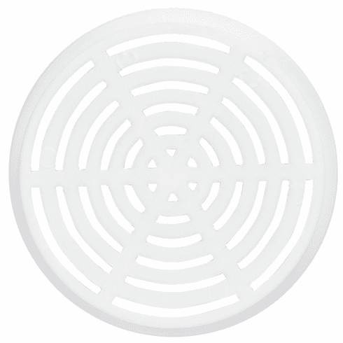 Hafele Air Ventilation Cap, Slotted, 65 mm, Round, White, Item# 571.03.765, 57103765, 571-03-765