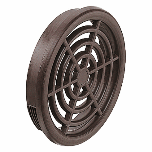 Hafele Air Ventilation Cap, 48 mm, Round, Brown, Item# 571.09.167, 57109167, 571-09-167