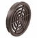 Hafele Air Ventilation Cap, 48 mm, Round, Brown, Item# 571.09.167, 57109167, 571-09-167