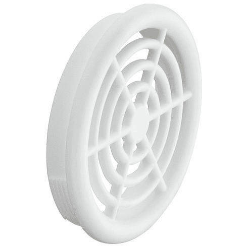 Hafele Air Ventilation Cap, 48 mm, Round, White, Item# 571.09.767, 57109767, 571-09-767