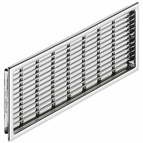 Hafele Ventilation Trims, 42.24 cm Vent Area, (9 1/16") 230, Chrome Plated, Item# 571.54.248, 57154248, 571-54-248