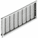 Hafele Ventilation Trims, 42.24 cm Vent Area, (9 1/16") 230, Chrome Plated, Item# 571.54.248, 57154248, 571-54-248