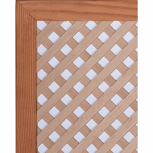 Hafele Lattice Grill, 45 Angle, 1/2" Staves, Maple, thickness 3.4 mm, Item# 574.90.101, 57490101, 574-90-101