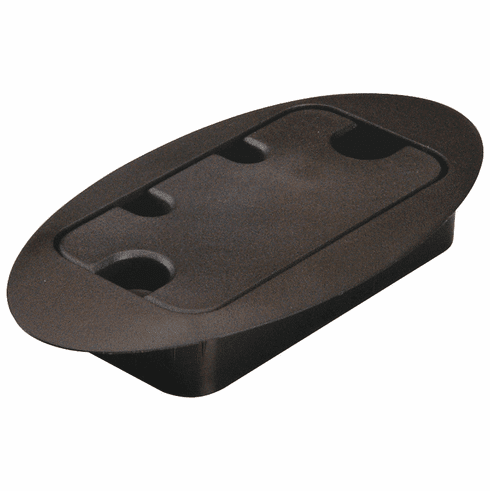 Hafele Plastic Cable Grommet, Two-Piece, Oval,150 x 75mm, For workplace organization, Item# 631.24.310, 63124310, 631-24-310