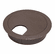 Hafele Cable Grommet, Two-Piece, Round, Diameter:2 1/2", With 90 Rotating Top, Dark brown, Item# 631.26.112, 63126112, 631-26-112