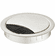 Hafele Metal Cable Grommet, Two-piece, Round, Zinc alloy, with locking mechanism of the lid, height 12 mm, for workplace organization, Stainless steel effect, drill hole Diameter:: 60 mm, Item# 631.31.002, 63131002, 631-31-002