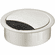 Hafele Metal Cable Grommet, Two-piece, Round, Zinc alloy, with locking mechanism of the lid, height 21 mm, for workplace organization, Stainless steel effect, drill hole Diameter:: 60 mm, Item# 631.31.012, 63131012, 631-31-012