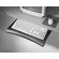 Hafele Keyboard Tray, with Sloped Edge, without mouse tray, Item# 632.65.300, 63265300, 632-65-300