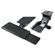 Hafele Keyboard Tray Combo Pack, with Touch Knob Adjustment, 360º swivel, 425 mm (16 3/4") track length, Item# 632.68.311, 63268311, 632-68-311