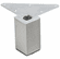 Hafele Furniture Foot, Square, Steel, brushed steel, 4" height, Item# 634.13.012, 63413012, 634-13-012