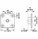 Hafele Mounting Plate, Square, M8, Item# 634.15.080, 63415080, 634-15-080