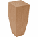 Hafele Square Wood Leg, 6", Cherry, Item# 634.25.616, 63425616, 634-25-616