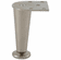Hafele Furniture Foot, Aluminum, 100 mm (4"), Matt nickel, Item# 634.28.602, 63428602, 634-28-602