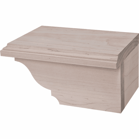 Hafele Cabinet Foot, Traditional, 4" x 7 3/4" x 4 7/8", Right, maple, Item# 634.29.029, 63429029, 634-29-029