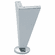 Hafele Furniture Foot, Steel, 150 mm (6"), Silver, Item# 634.32.902, 63432902, 634-32-902