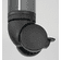 Hafele Caster With Brake, Ø60 mm System & KOYO Legs, 77 mm (3 1/16"), Item# 635.01.004, 63501004, 635-01-004