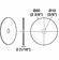 Hafele Washer, Ø60 mm Component System, Item# 635.16.399, 63516399, 635-16-399