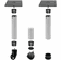 Hafele Table Leg Tube, Ø60 mm Component System, Brushed steel, Item# 635.20.066, 63520066, 635-20-066