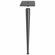 Hafele E-Leg, Tapered, 710 mm (28"), Black textured, Item# 635.37.376, 63537376, 635-37-376