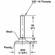 Hafele Garage Foot, 12" Height, Item# 635.48.061, 63548061, 635-48-061