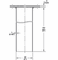 Hafele Garage Foot, 12" Height, Item# 635.48.061, 63548061, 635-48-061