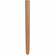 Hafele Wood Leg, 34 1/2" Tall, Red Oak, Item# 635.50.488, 63550488, 635-50-488