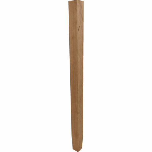 Hafele Wood Leg, 34 1/2" Tall, Cherry, Item# 635.50.688, 63550688, 635-50-688