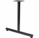 Hafele T-Leg Style Side Base, with Glides, 24" top depth, black, Item# 635.54.301, 63554301, 635-54-301