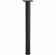 Hafele E-Leg, 60 mm, 710 mm (28"), Black textured, Item# 635.61.378, 63561378, 635-61-378