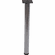 Hafele E-Leg, 60 mm, 710 mm (28"), Silver aluminum RAL 9006, Item# 635.61.977, 63561977, 635-61-977