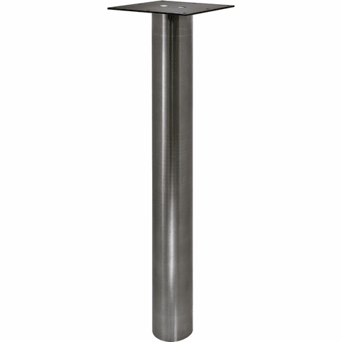 Hafele Table Leg, Round, 28 3/16" (716 mm), Item# 635.70.003, 63570003, 635-70-003