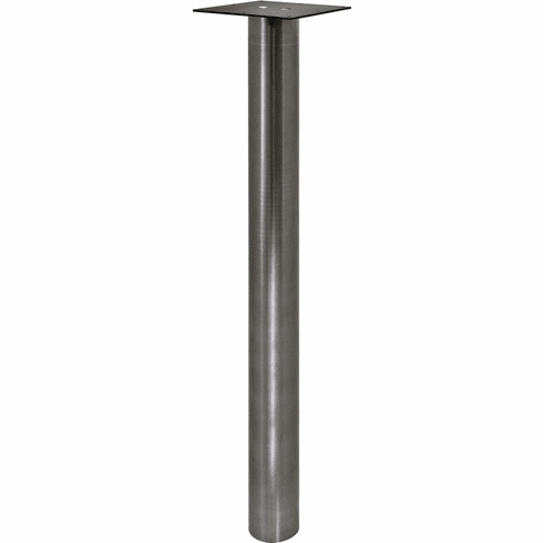 Hafele Table Leg, Round, 34 3/4" (883 mm), Item# 635.70.004, 63570004, 635-70-004