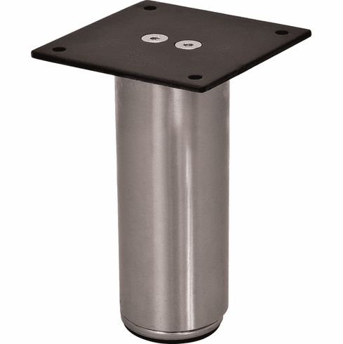 Hafele Mini Leg, Round, 100 mm (4"), Item# 635.70.020, 63570020, 635-70-020