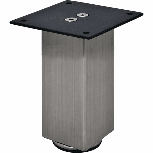 Hafele Mini Leg, Square, 100 mm (4"), Item# 635.70.030, 63570030, 635-70-030